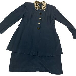 Retro Virgo Mini / Midi Leopard Accent Dress